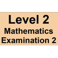 Mathematics Level 2 Examination 2